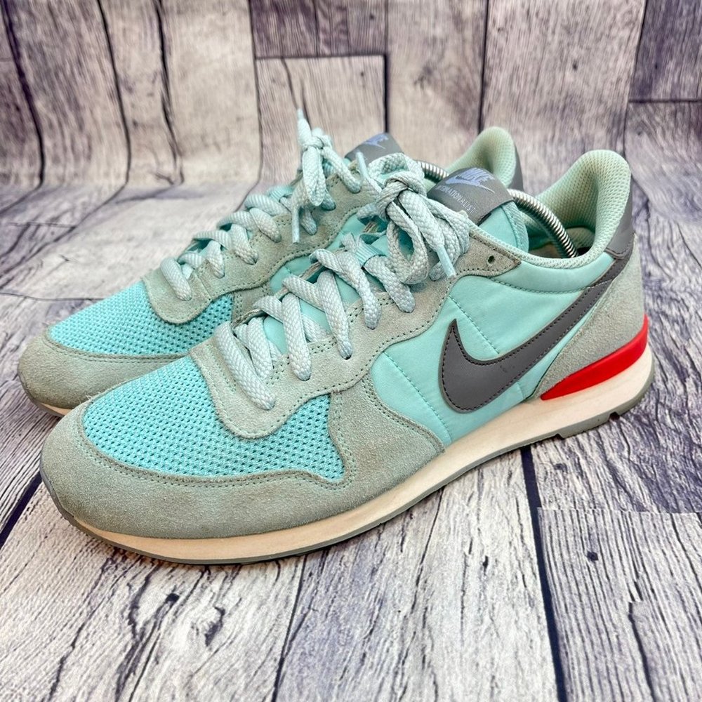 Nike Internationalist Women's Size 11 Blue Suede Athletic Running Training Shoes - Picture 5 of 11